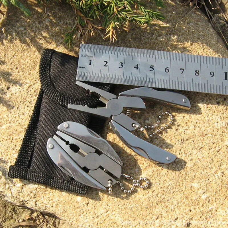 Multitool Zange Edelstahl Schlüsselanhänger EDC Werkzeug – clever-campen Ansicht 6