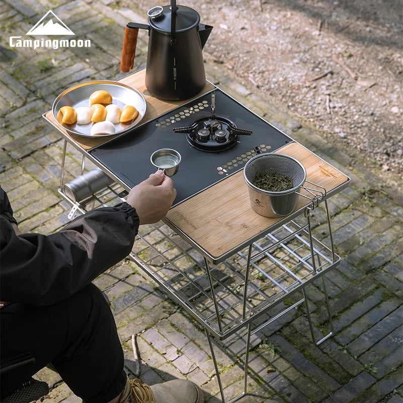 Campingmooon Tragbare Camping IGT Kocher Einheit Tischplatte – clever-campen Ansicht 3