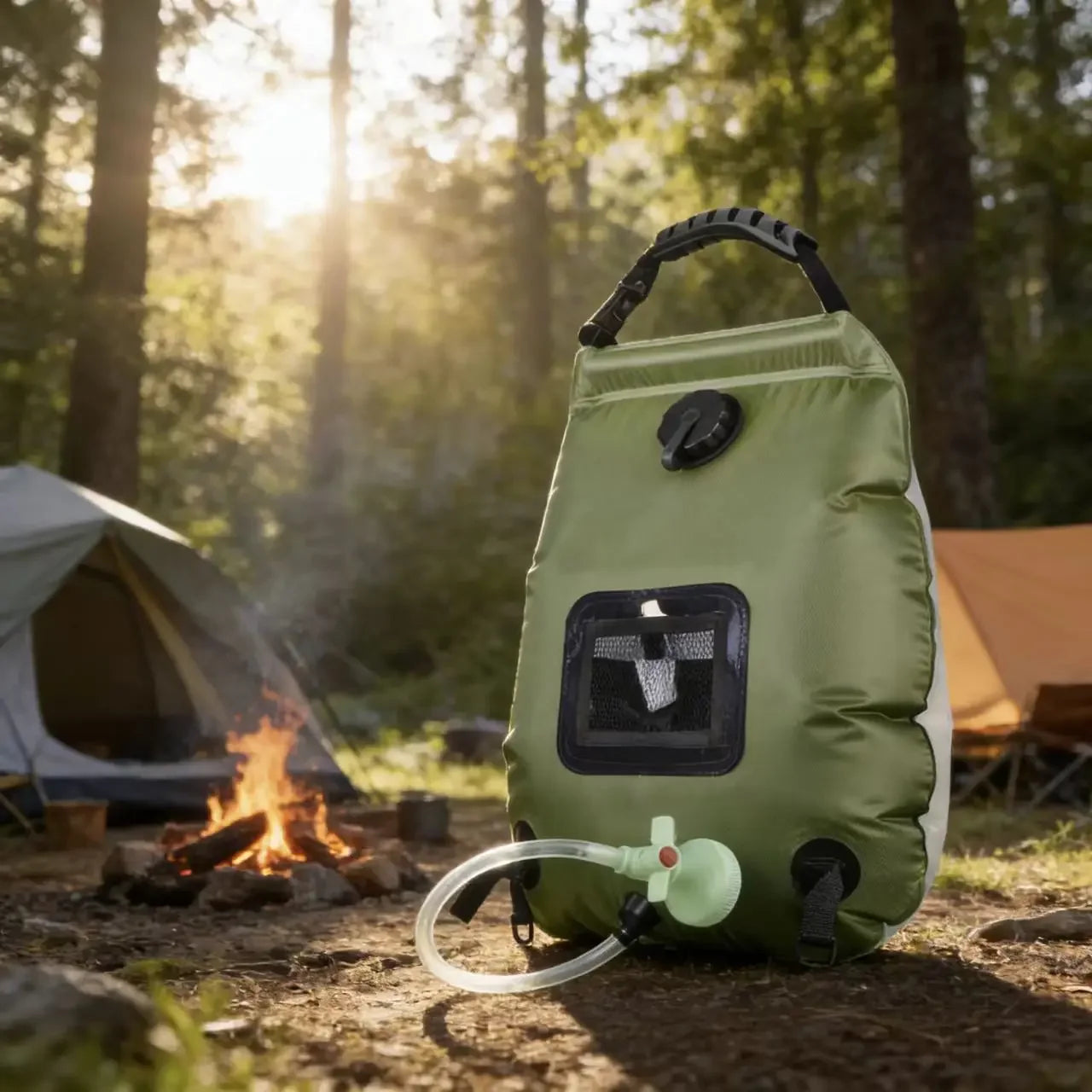 20L Solar Duschbeutel für Camping – Tragbar & Faltbar – clever-campen Ansicht 6
