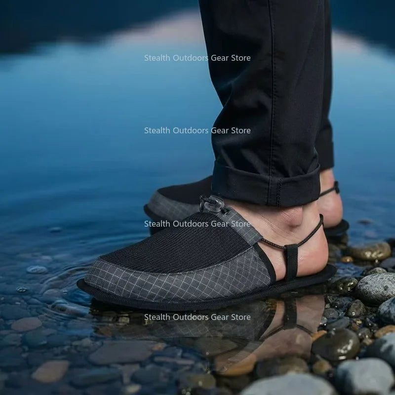 Ultraleichte faltbare Anti-Rutsch Strand-Sandalen – clever-campen Ansicht 5