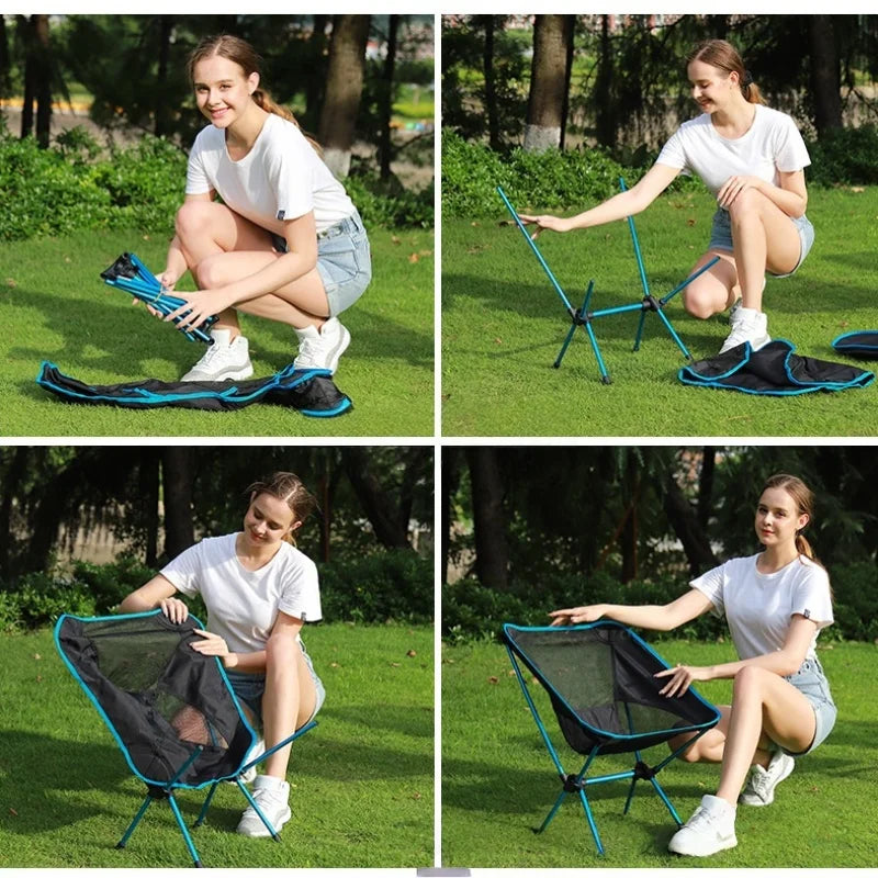 Faltstuhl für Outdoor und Camping – Ultraleichter Moon Chair – clever-campen Ansicht 5