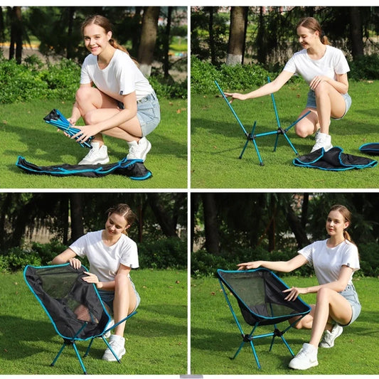 Faltstuhl für Outdoor und Camping – Ultraleichter Moon Chair – clever-campen Ansicht 5
