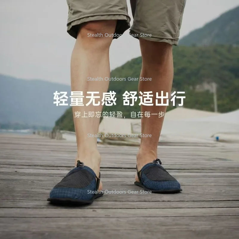 Ultraleichte faltbare Anti-Rutsch Strand-Sandalen – clever-campen Ansicht 2