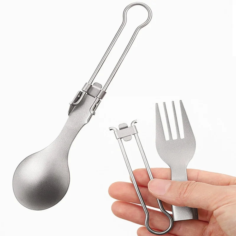 Titanium Faltbesteck Set für Camping und Outdoor – clever-campen Ansicht 5