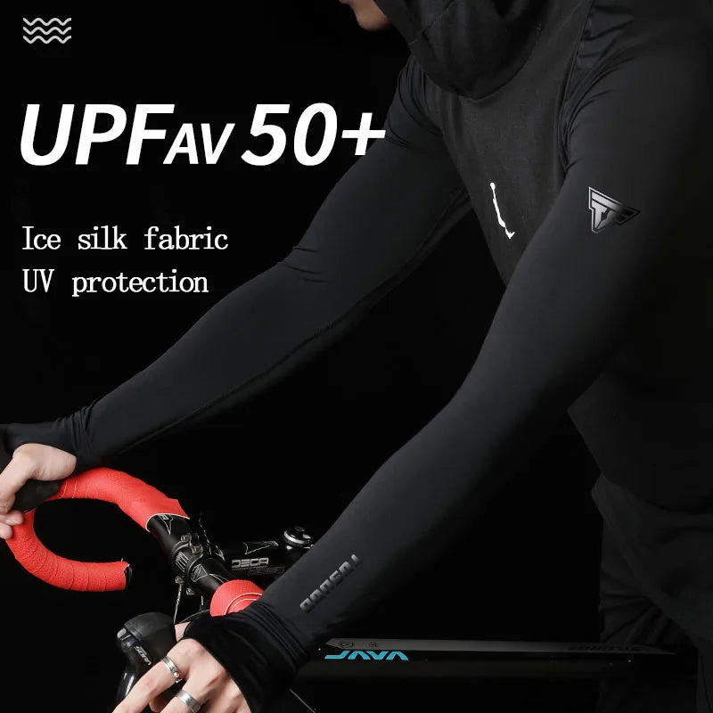 TOSUOD Herren UV-Schutz Armärmel aus Eis-Seide, UPF 50 – clever-campen Ansicht 2
