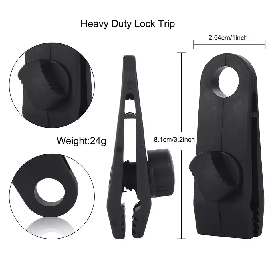 Camping Tarp Clips – Robuste Zeltbefestigungen für Outdoor – clever-campen Ansicht 6