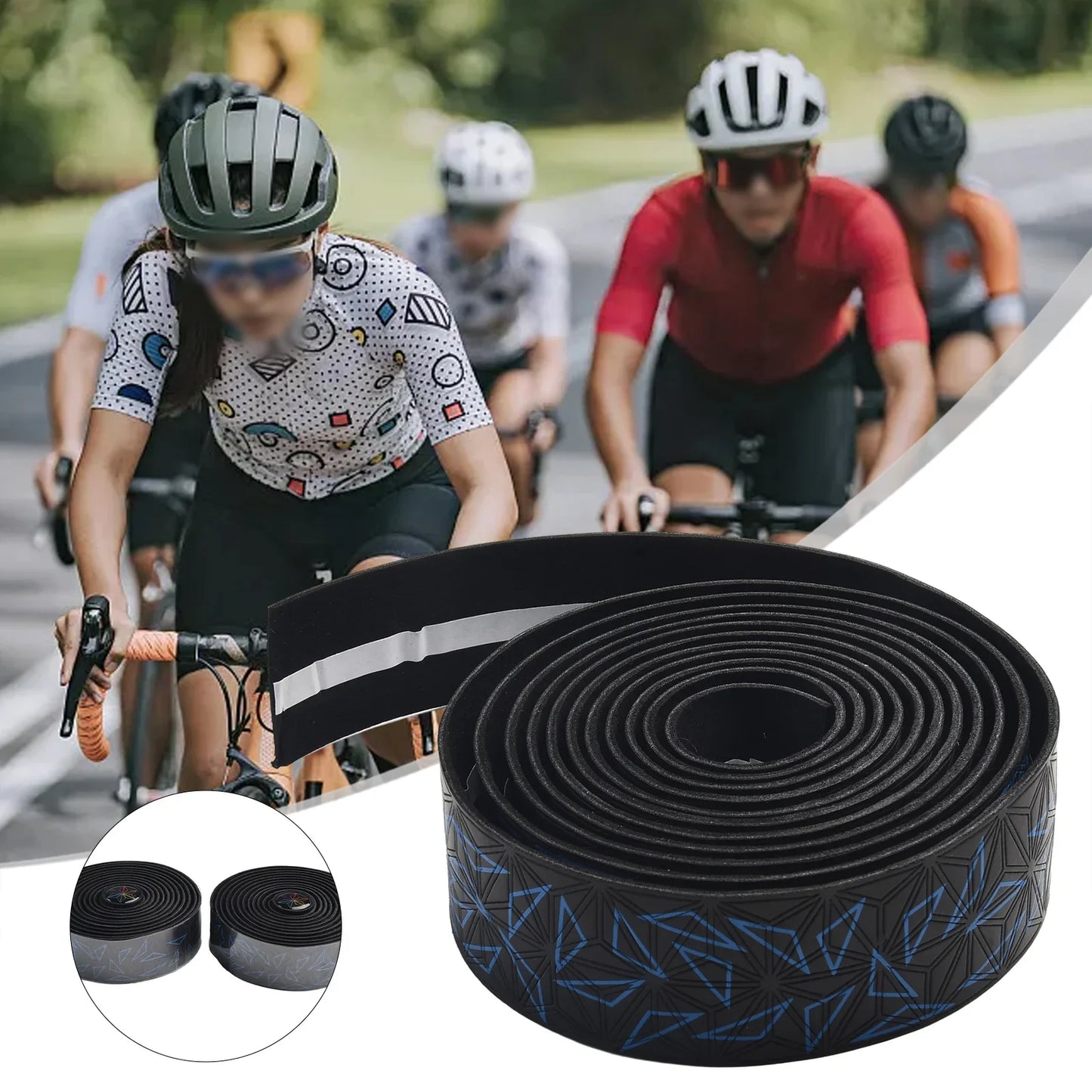 Anti-Rutsch Lenkerband für Rennrad mit Endstopfen – clever-campen Ansicht 3
