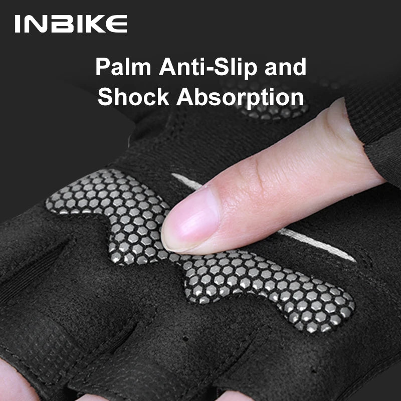 INBIKE Halbfinger MTB Fahrradhandschuhe für Herren – clever-campen Ansicht 4