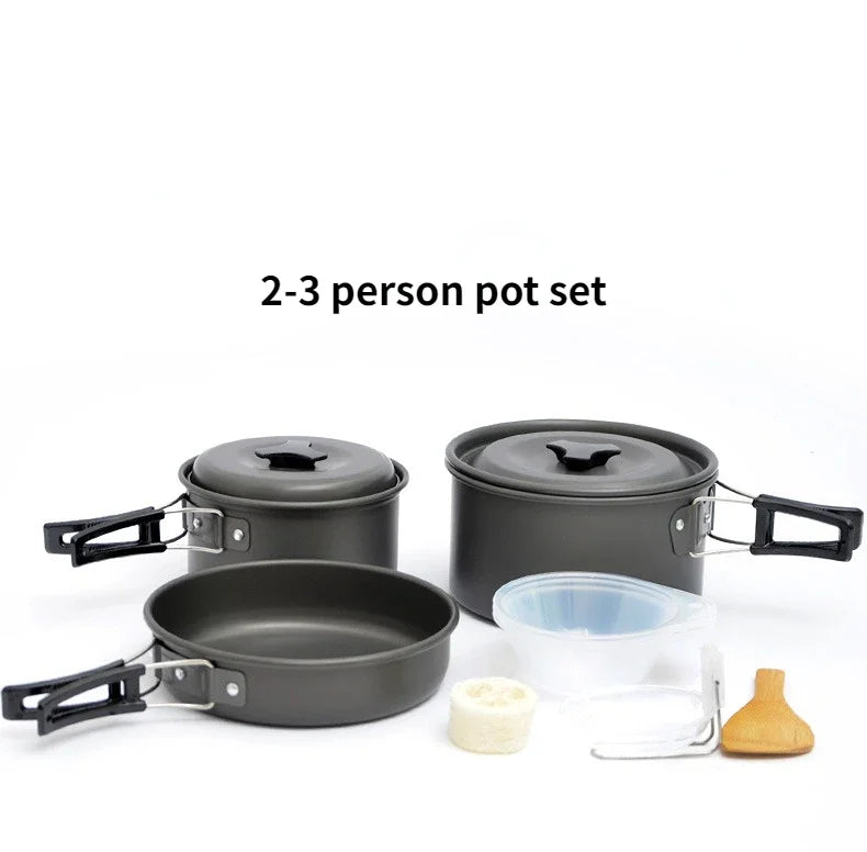 Leichtes Camping Kochgeschirr Set für 1-7 Personen – clever-campen Ansicht 4