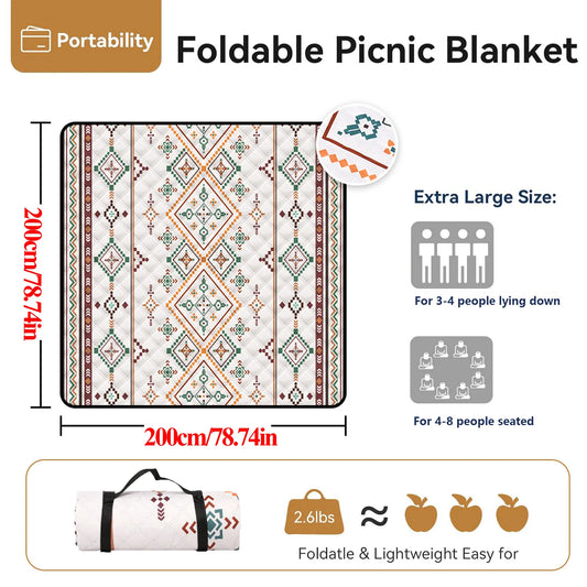 Ultraleichte Falt-Picknickmatte für unterwegs – clever-campen Ansicht 2