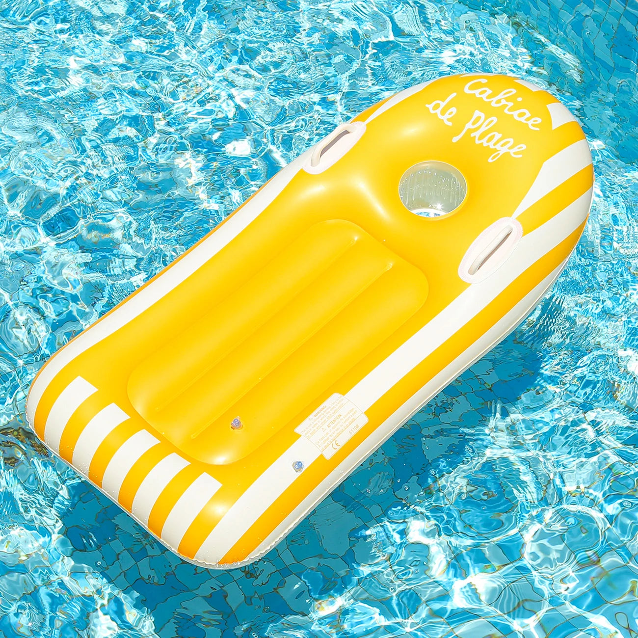 Aufblasbare Liege für den Strand – Schwimm- und Relaxboard – clever-campen Ansicht 2