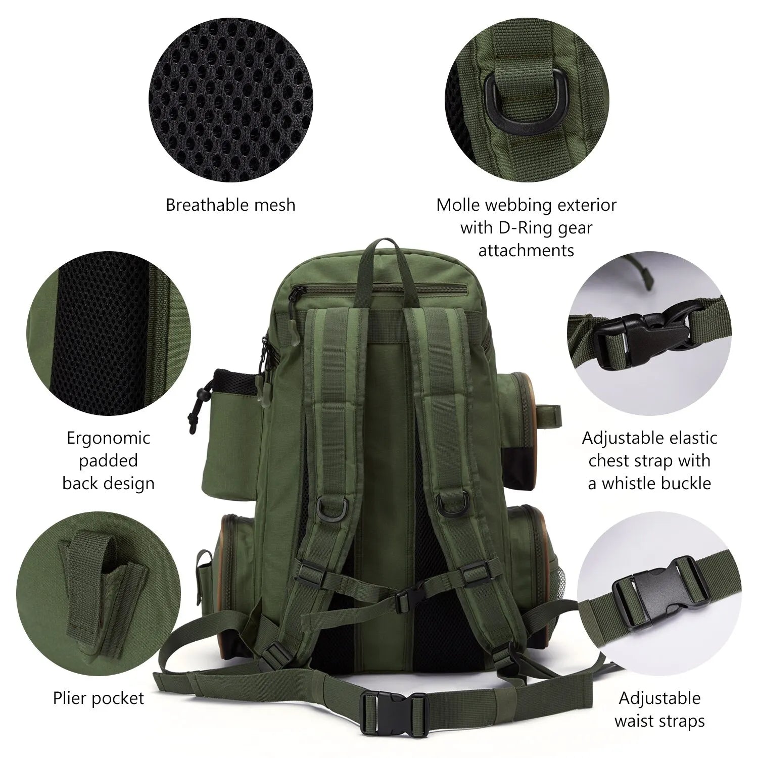 Bassdash Angeltasche Rucksack Tackle Backpack – clever-campen Ansicht 5