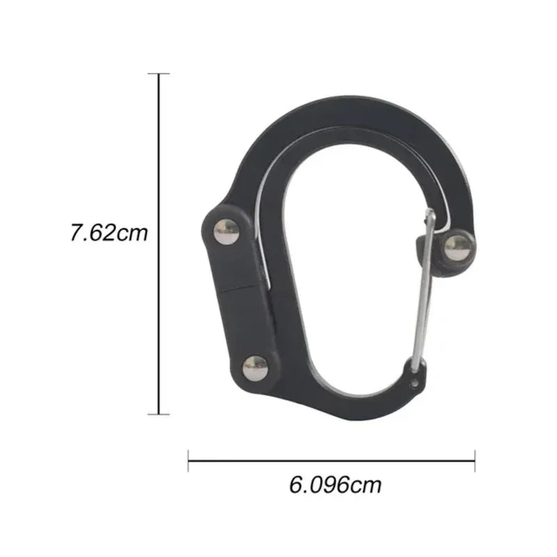 Multifunktionale Drehkarabiner für Outdoor und Angeln – clever-campen Ansicht 5