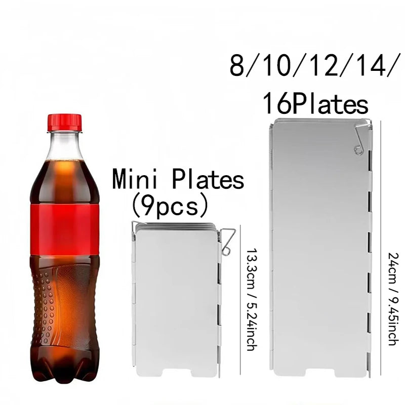 Portabler Mini-Aluminium-Alkoholkocher – aus Metall – clever-campen Ansicht 3