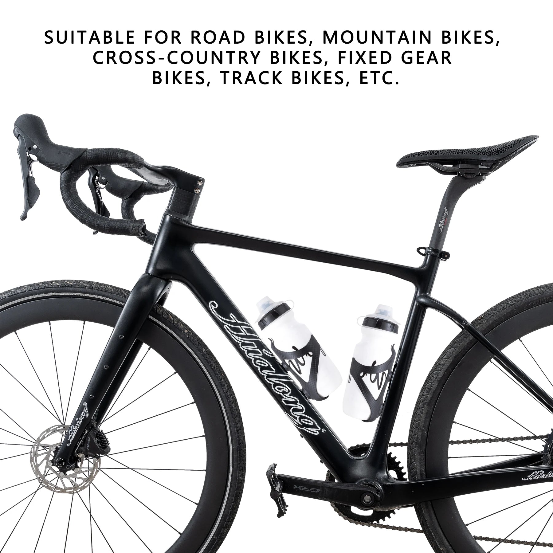 HUALONG Fahrrad Trinkflaschenhalter aus Carbonfaser – clever-campen Ansicht 6