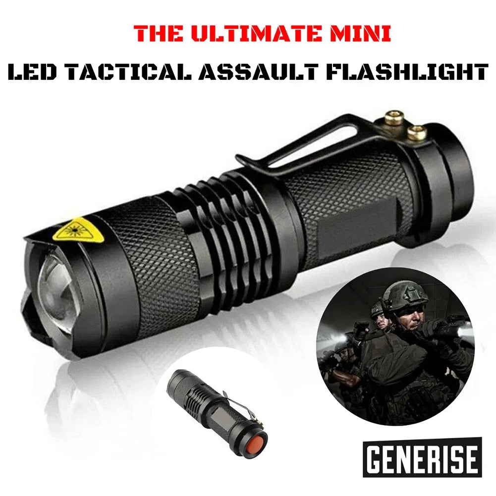 Wasserdichte taktische Taschenlampe mit 3 Modi – clever-campen Ansicht 2