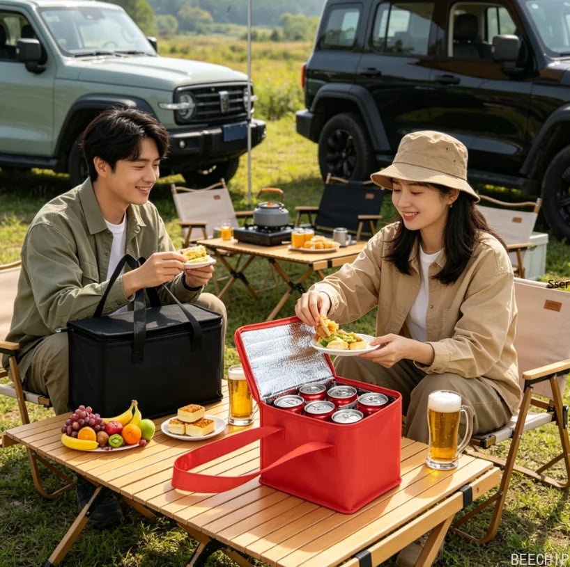 Faltbares Picknick-Kühltaschen-Set – clever-campen Ansicht 3