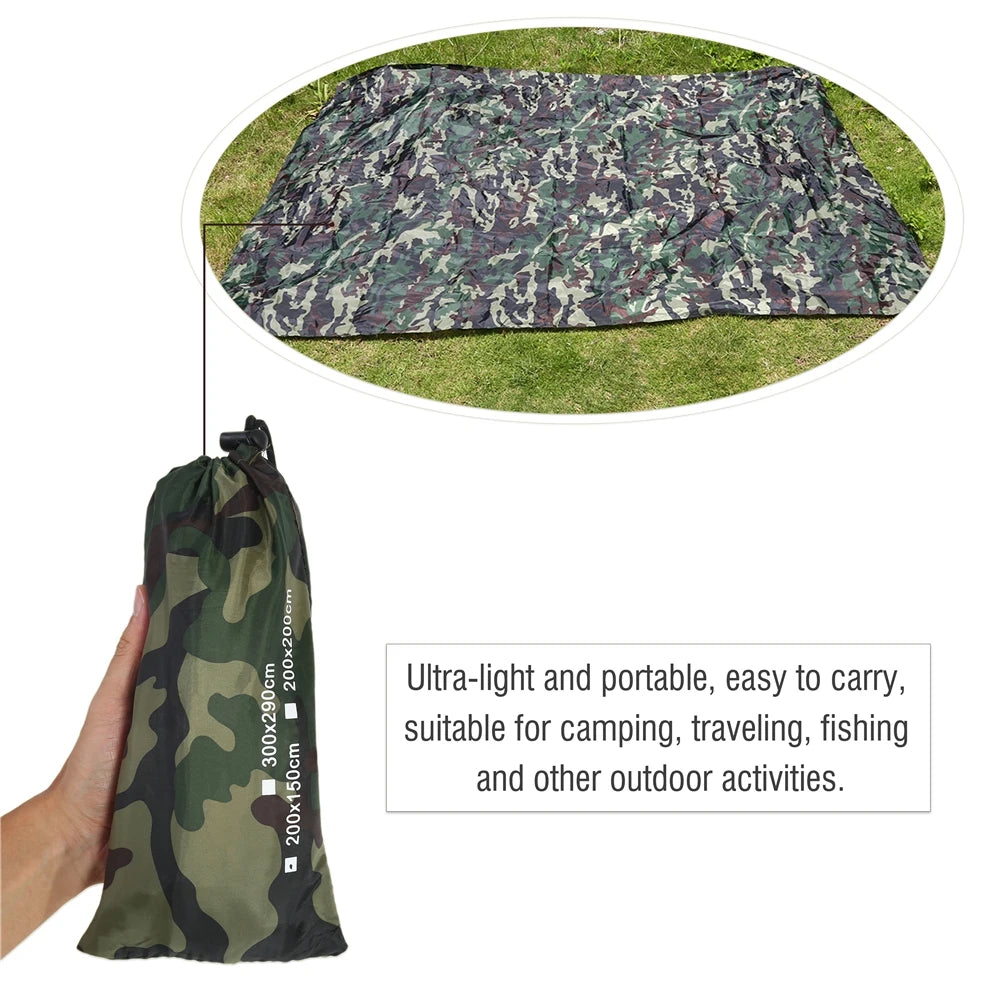 Camouflage Tarp für Camping und Outdoor – clever-campen Ansicht 5