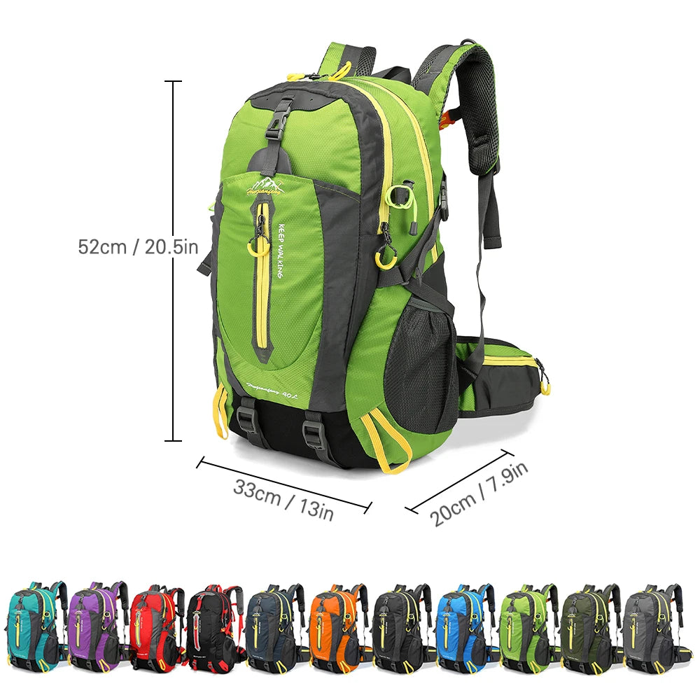 40L Wasserfester Rucksack für Reisen und Outdoor-Aktivitäten – clever-campen Ansicht 4