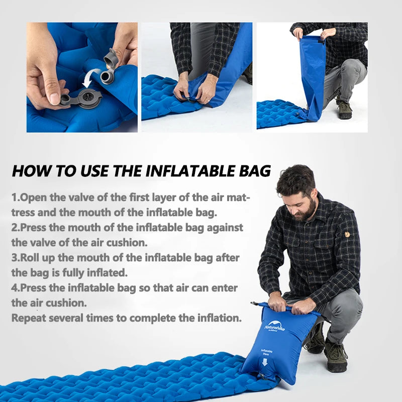 Naturehike Camping Luftkissen für Schlafmatte - ultraleicht – clever-campen Ansicht 6