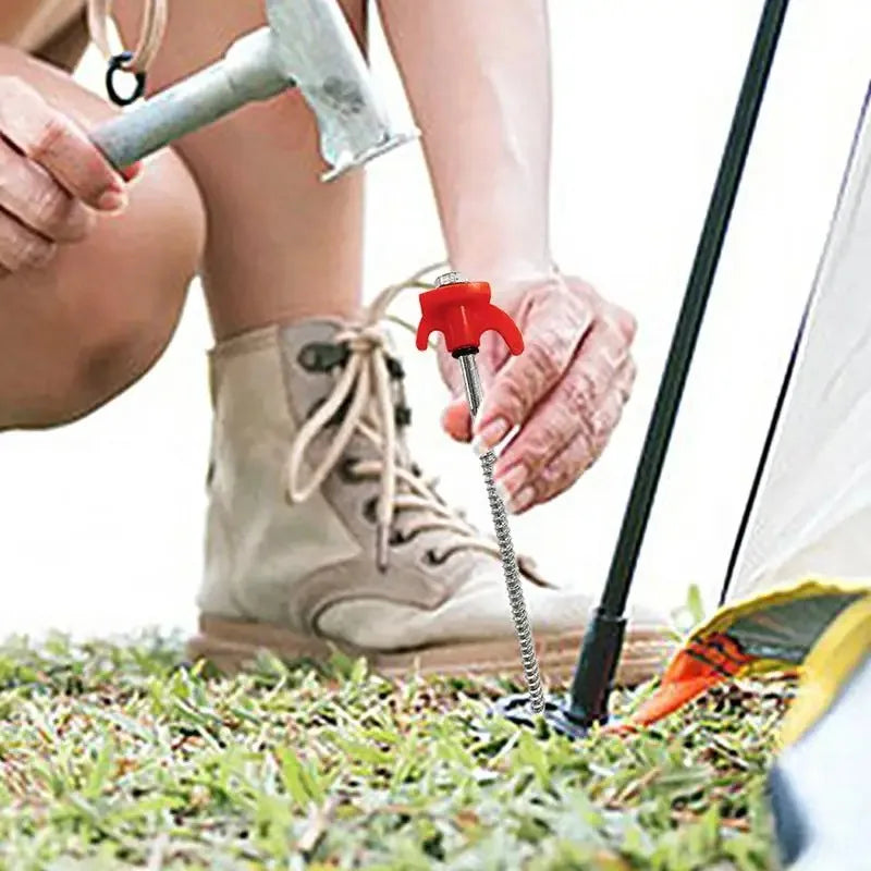 10er Set Schraubheringe für Zelte 20cm – clever-campen Ansicht 3