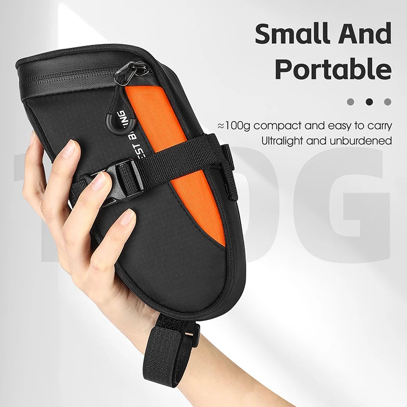 West Biking Fahrradtasche 1.2L Reflektierend Wasserdicht – clever-campen Ansicht 2