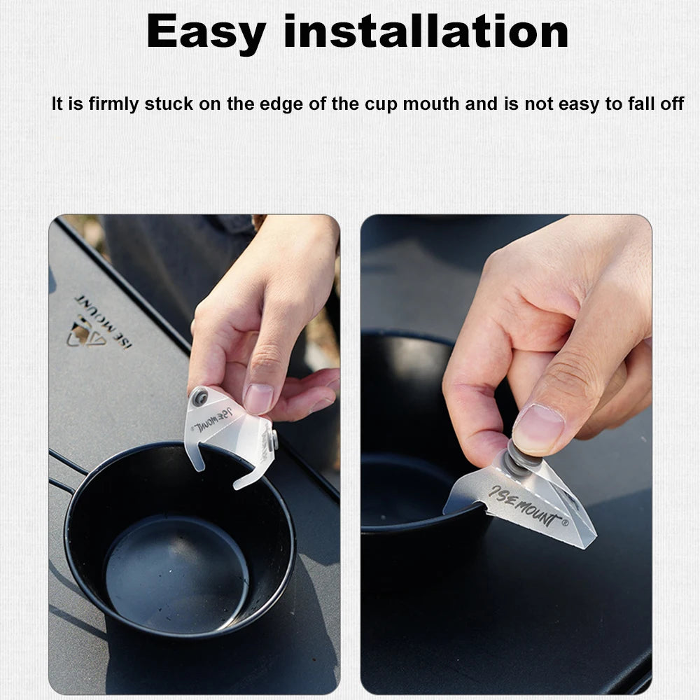 Praktischer Outdoor Kaffeegussaufsatz für Campinggeschirr – clever-campen Ansicht 4