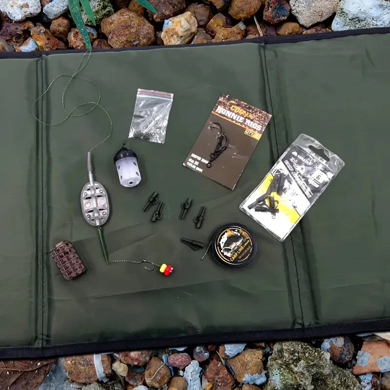 Faltbares Angeln-Unterlage mit atmungsaktivem Schwammkissen – clever-campen Ansicht 6