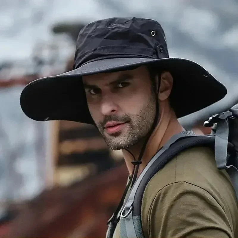 Atmungsaktive Sonnenhut für Outdoor-Aktivitäten – clever-campen Ansicht 3