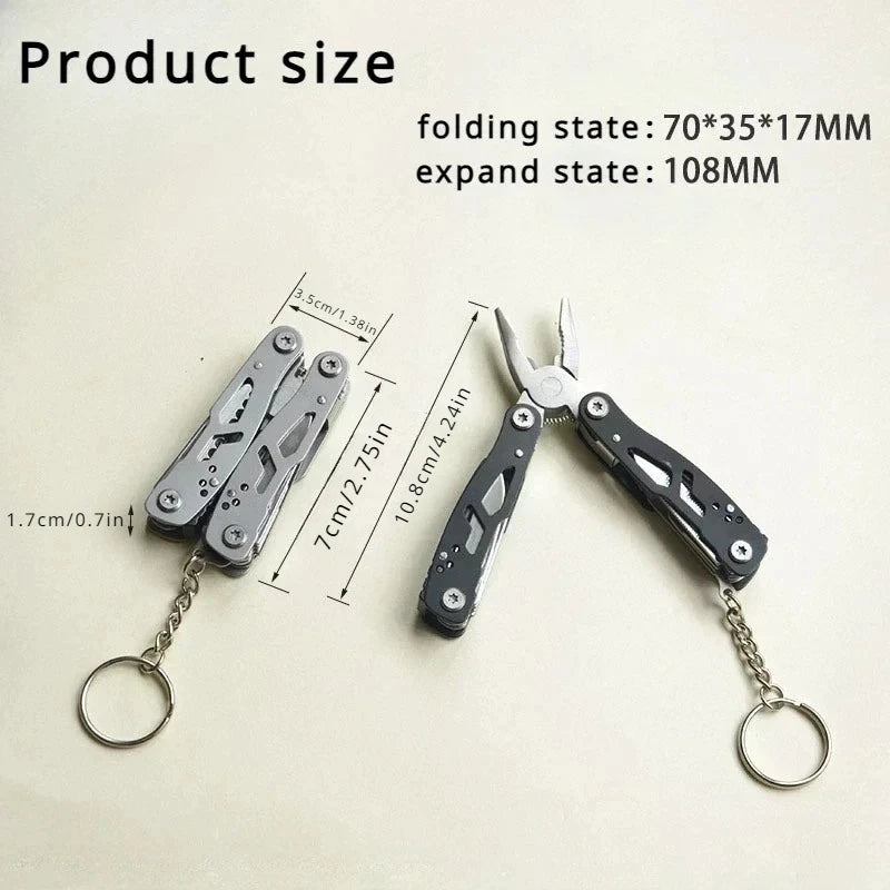 Mini Tragbar Camping Zangen-Multitool aus Edelstahl – clever-campen Ansicht 3