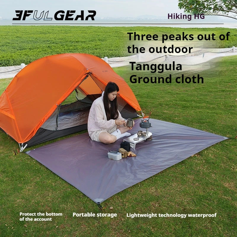 Wasserdichte Zeltunterlage aus 15D Nylon für Camping – clever-campen Ansicht 2