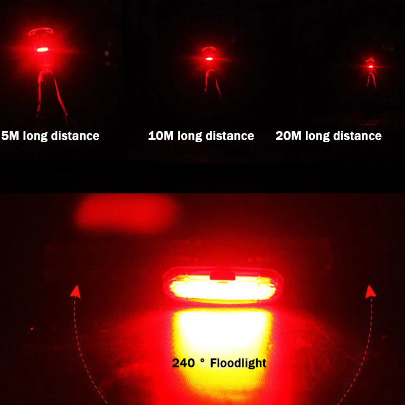 Wasserdichte Fahrrad-Rücklampe mit USB-Aufladung – clever-campen Ansicht 6
