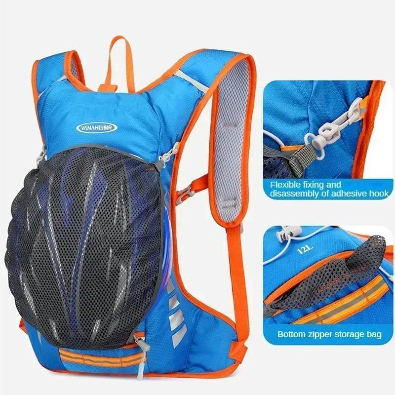 Wasserdichter Trinkrucksack 12L für Outdoor-Aktivitäten – clever-campen Ansicht 3