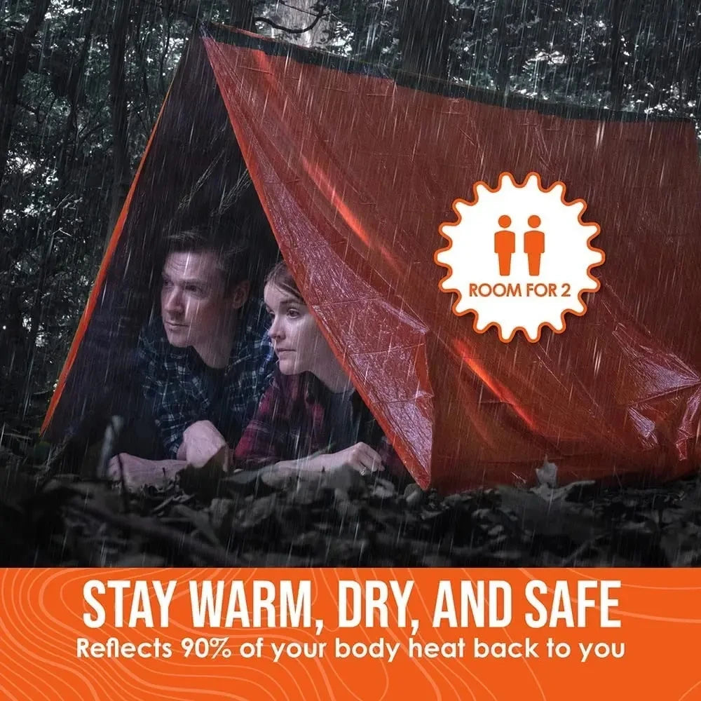 2-Personen Notunterkunft Bivy Zelt Kit wasserdicht – clever-campen Ansicht 3