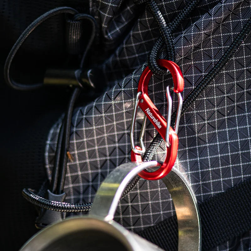 Naturehike S-förmiger Aluminium Karabiner für Rucksäcke – clever-campen Ansicht 5