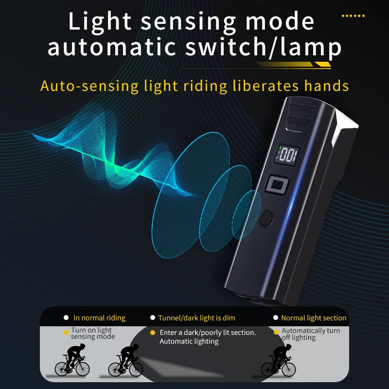3000 Lumen Fahrradlicht mit Powerbank und USB-Ladung – clever-campen Ansicht 2