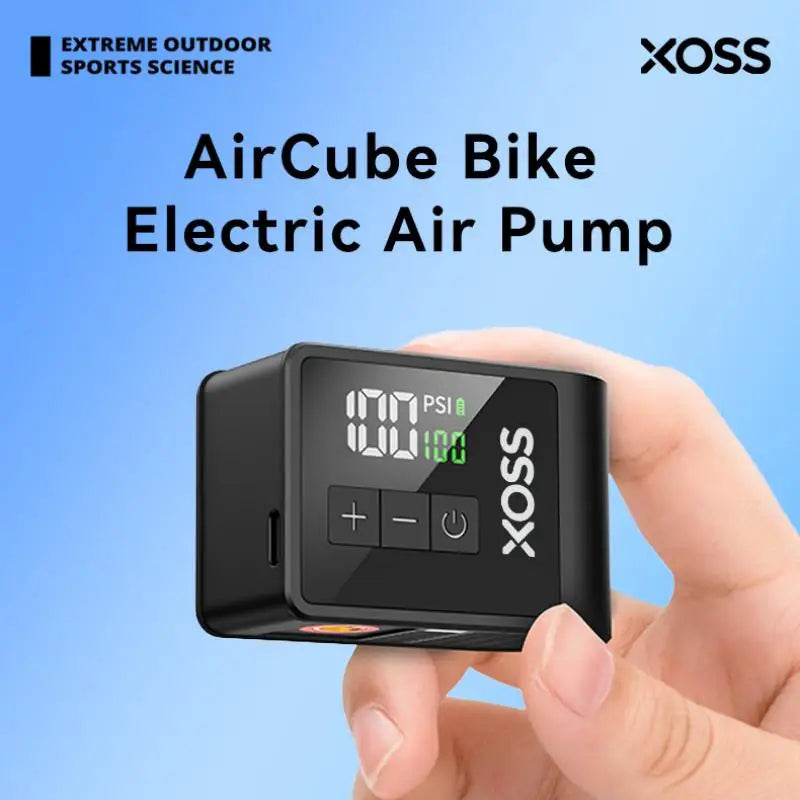 XOSS AirCube Elektrische Fahrradpumpe 120PSI – clever-campen Ansicht 2