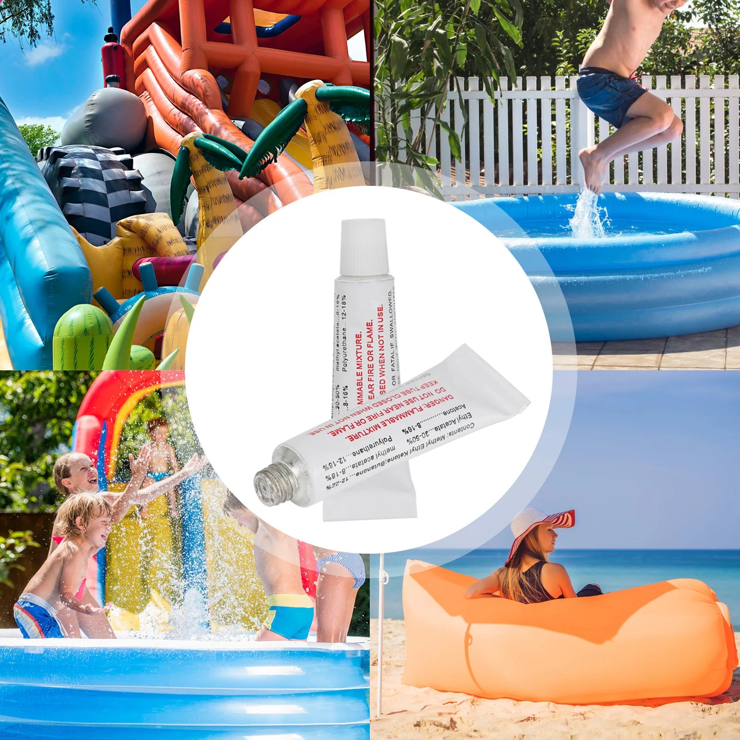 PVC Reparaturkleber Set für Luftmatratzen und Pools – clever-campen Ansicht 3