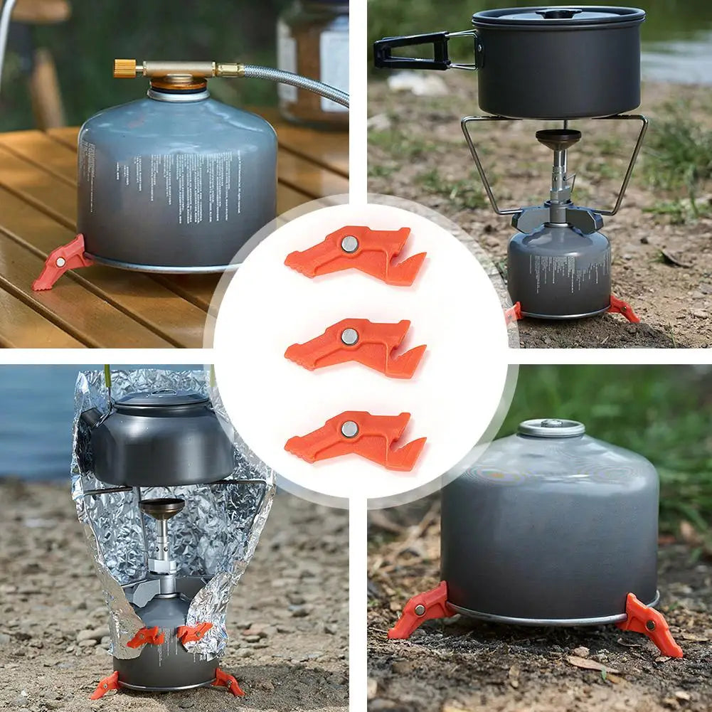 Tragbarer Gasbehälter-Ständer für Campingkocher – faltbar – clever-campen Ansicht 4