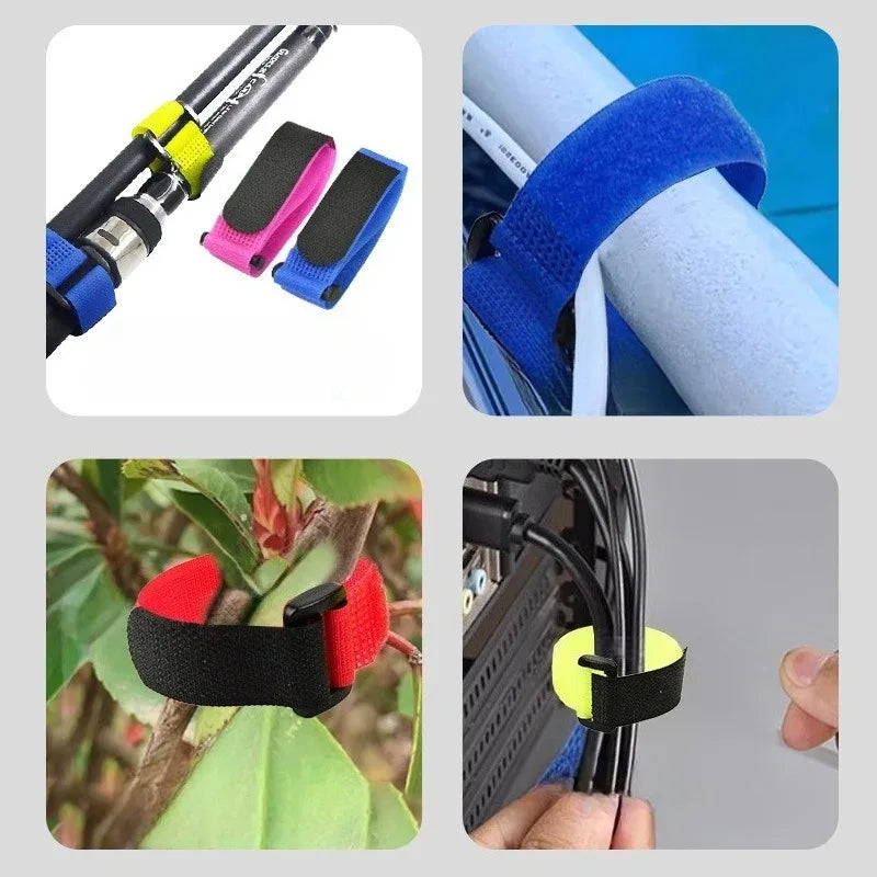 10er Set Wiederverwendbare Angelruten Haltebänder – clever-campen Ansicht 5