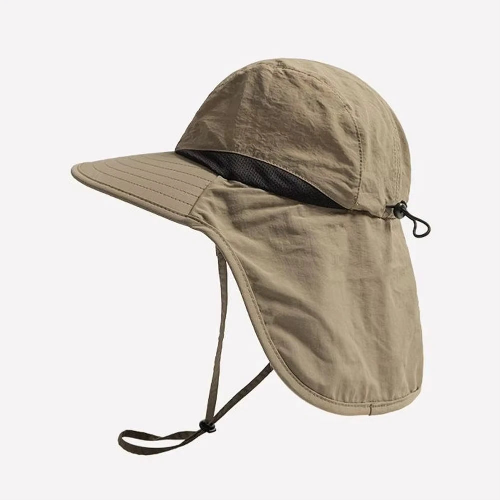 Unisex Sommerhut mit breiter Krempe und Nackenschutz – clever-campen Ansicht 5