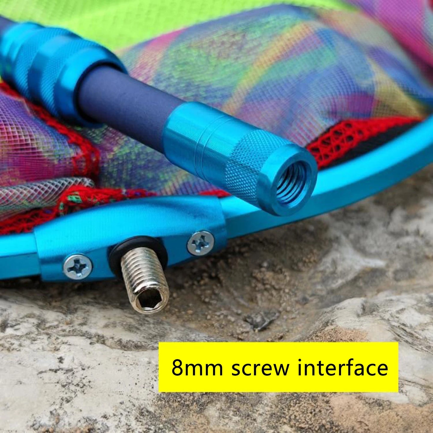 Portables Angelnetz für den Boots- und Flussangeln – clever-campen Ansicht 2