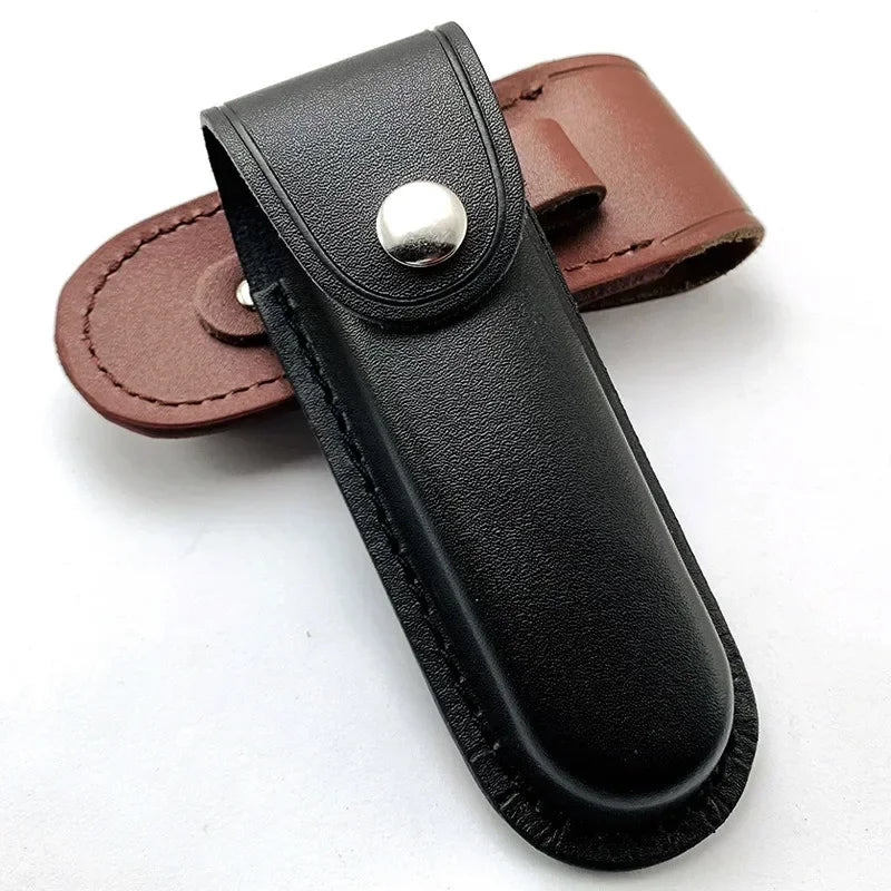 Praktische Ledertasche für Taschenlampen und Klappmesser – clever-campen Ansicht 5