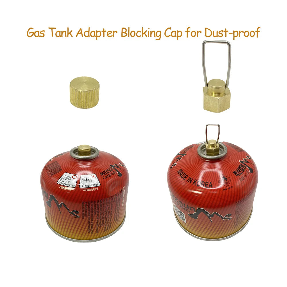 Campingkocher Gas Zubehör Anti-Leck Stecker für Gasflasche – clever-campen Ansicht 6