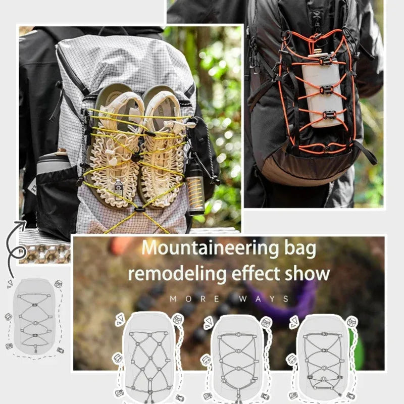 Verstellbarer Rucksackverschluss mit elastischem – clever-campen Ansicht 4