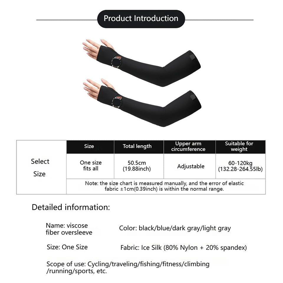 UPF50 Kühlende Armschoner für Outdoor-Aktivitäten – clever-campen Ansicht 6