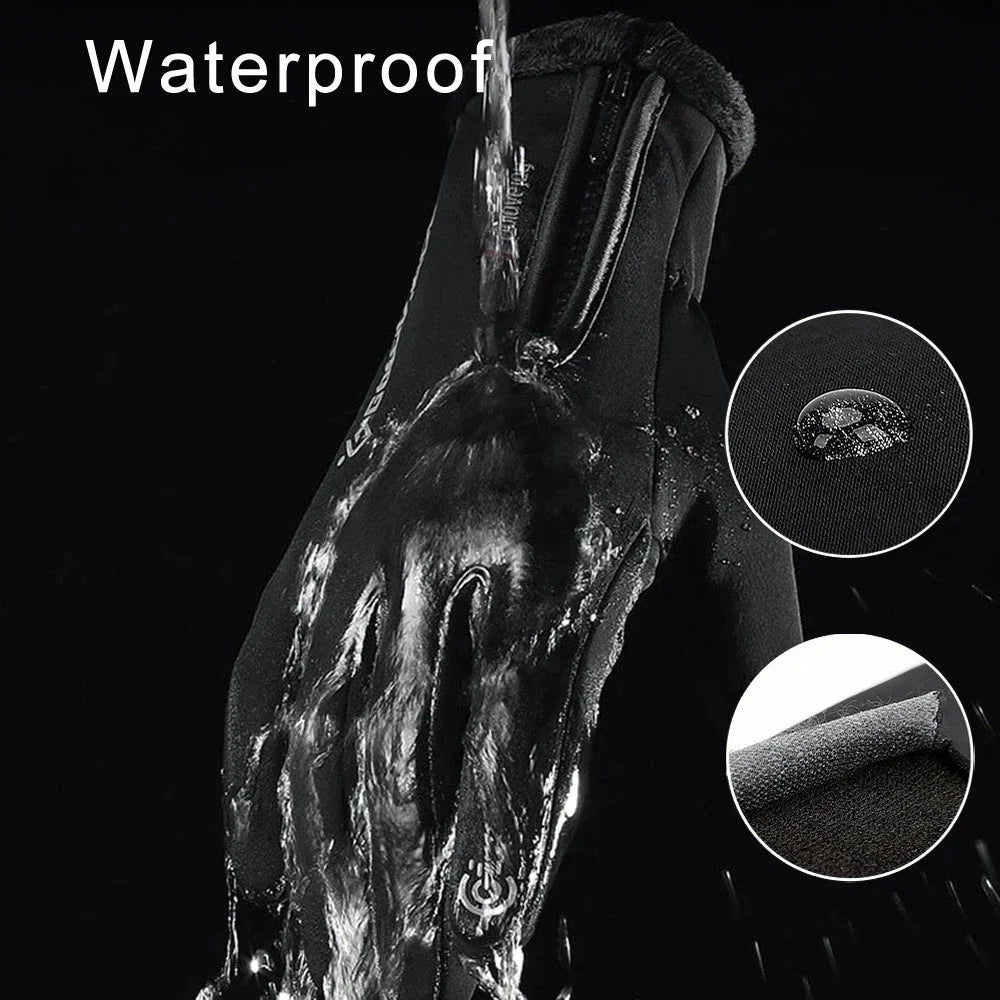 Wasserdichte Winter Angelhandschuhe mit 2-Finger Flip – clever-campen Ansicht 6
