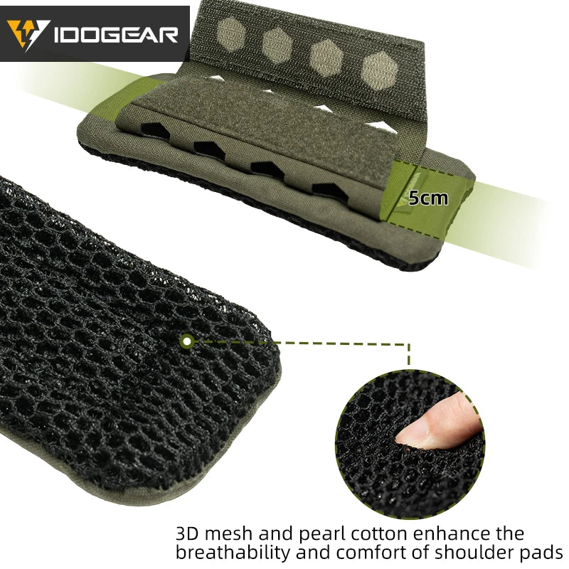 IDOGEAR Schulterpolster 3D Atmungsaktive Komfortkissen – clever-campen Ansicht 3