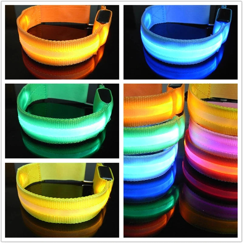 LED Sicherheitsarmband USB wiederaufladbar für Outdoor-Sport – clever-campen Ansicht 5