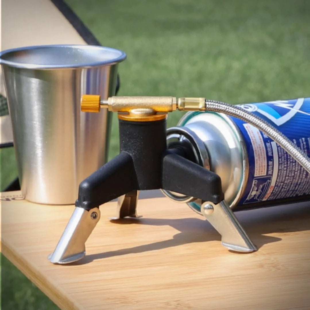 Camping Gas Stove Adapter mit Stativ – clever-campen Ansicht 6